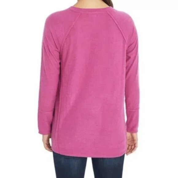 NWT Wildfox Haley Brushed Top in Elderberry Sz. S - Picture 2 of 3